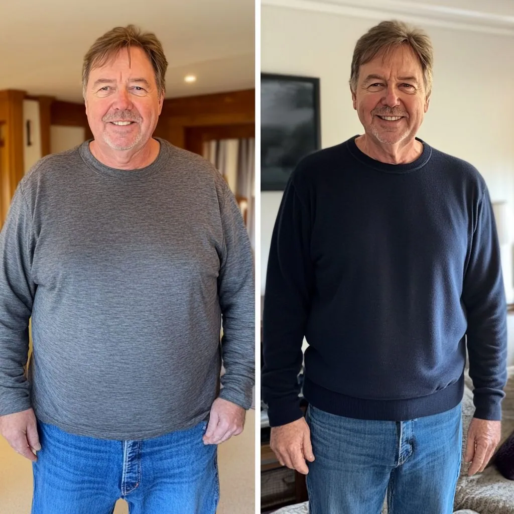 Antes e depois de cliente Herbanutra 7